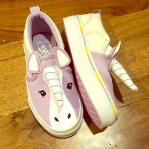 Toddler girl Unicorn Vans size 11